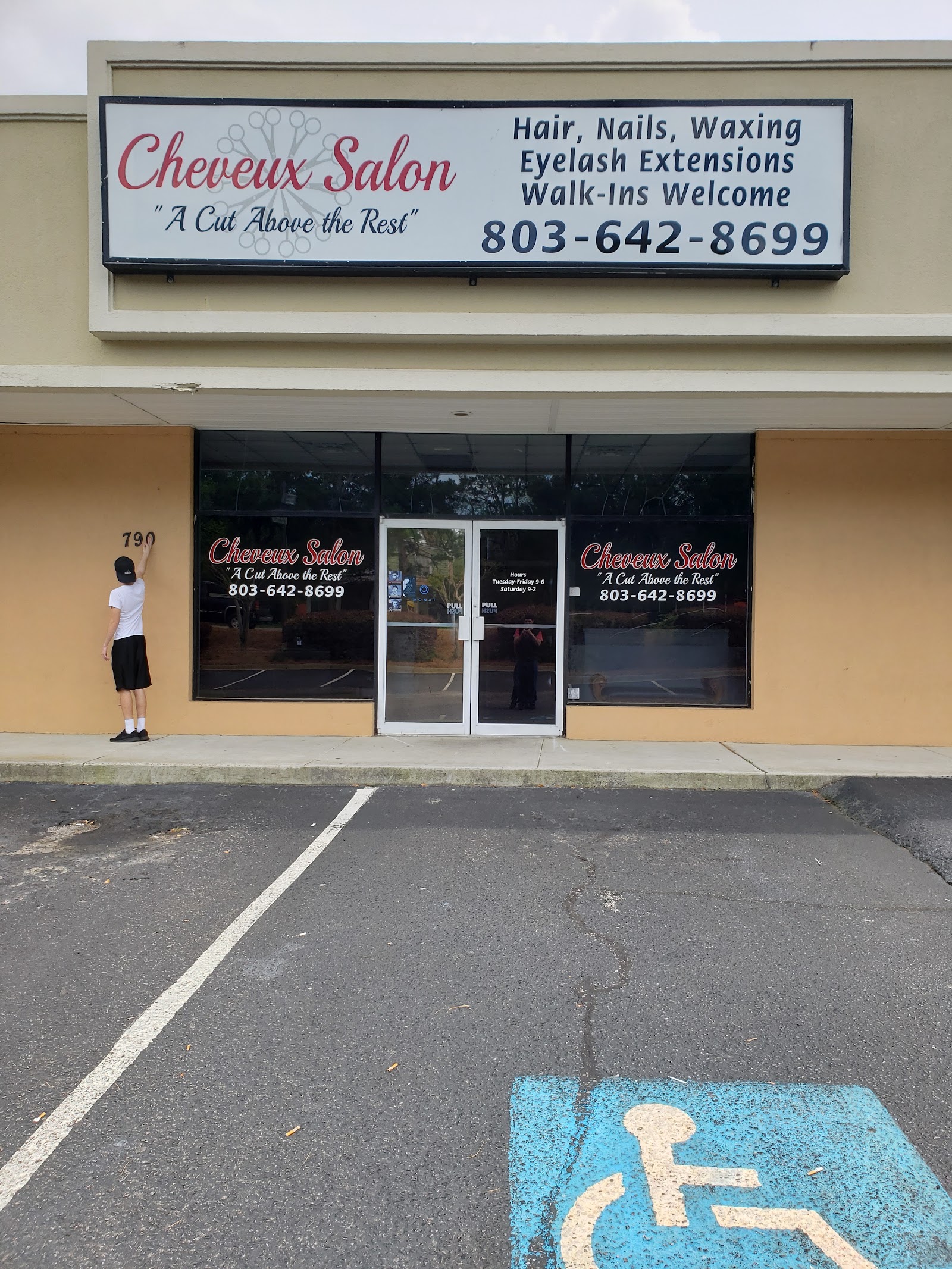 Cheveux Salon nail work in Aiken, South Carolina